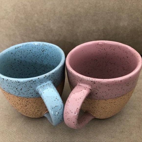 SALE 2 for $26 / 3 for $33 - Set of David's Tea TERRA Speckled Pottery Mugs - Picture 5 of 10